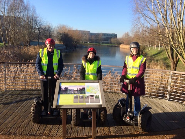  Una mañana soleada en un segway 
